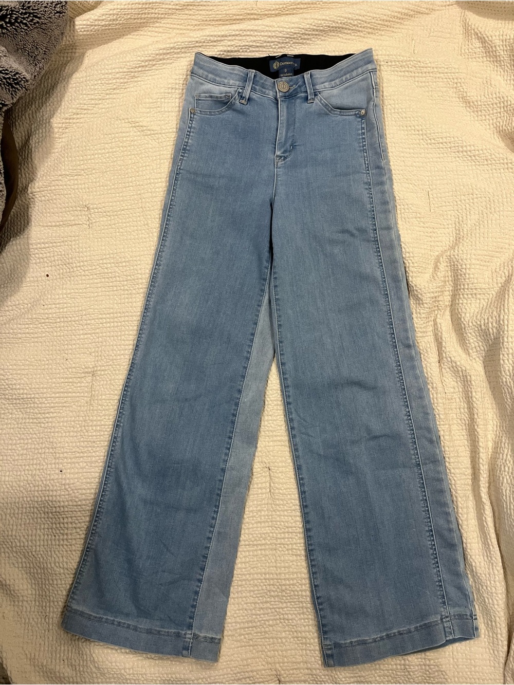 Democracy Light Blue Wide-Leg Jeans